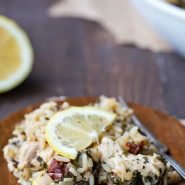 Mediterranean Chicken and Rice Casserole