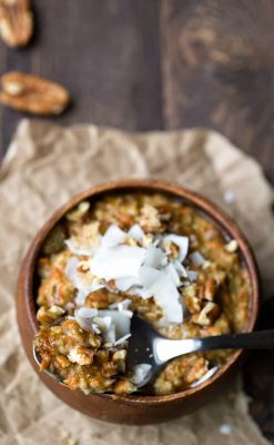 Overnight Crock Pot Carrot Cake Oatmeal Overnight Crock Pot Carrot Cake Oatmeal