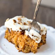 Blue Ribbon Carrot Sheet Cake