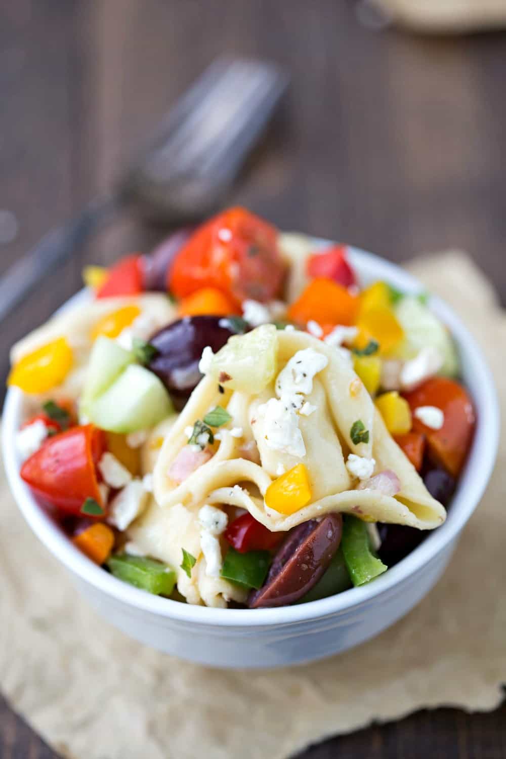 greek tortellini pasta salad
