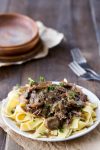 Slow Cooker Beef with Mushroom Gravy