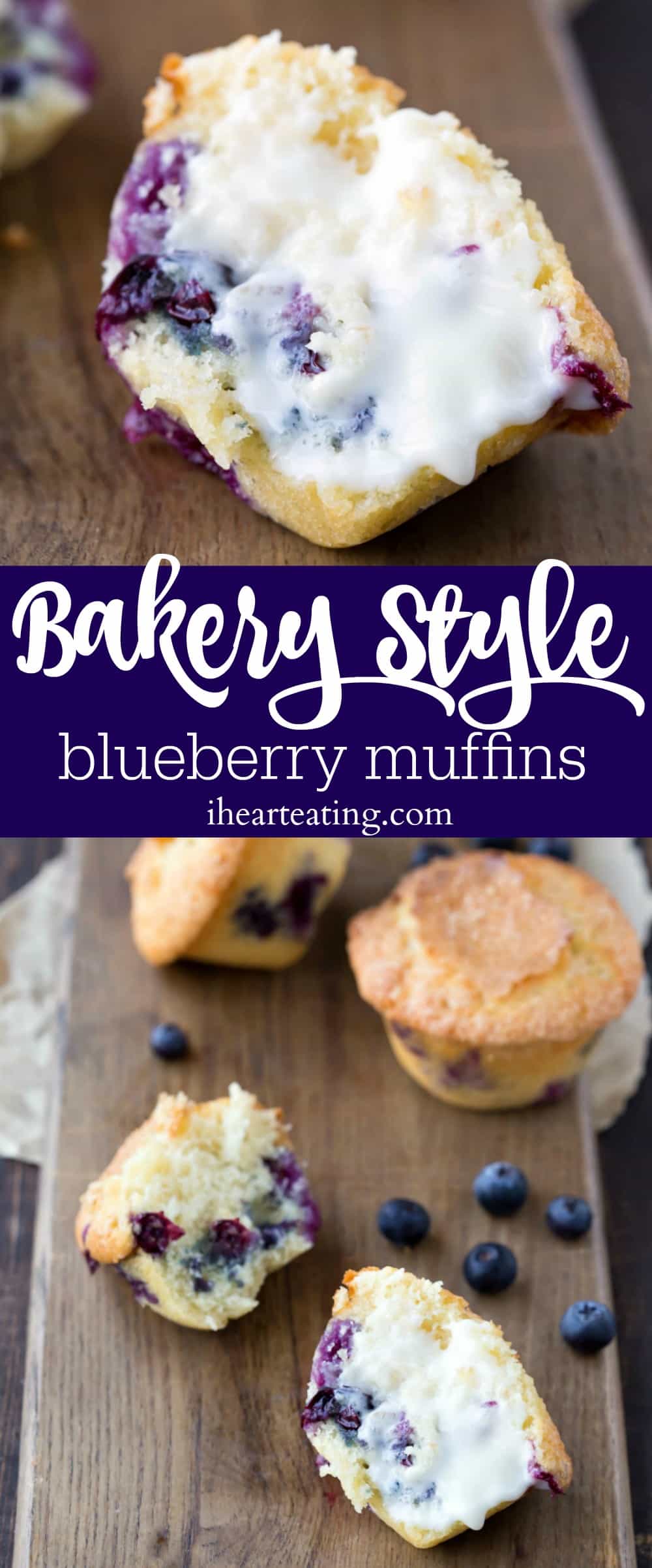Bakery Style Blueberry Muffins - I Heart Eating Bakery Style Blueberry Muffins - I Heart Eating