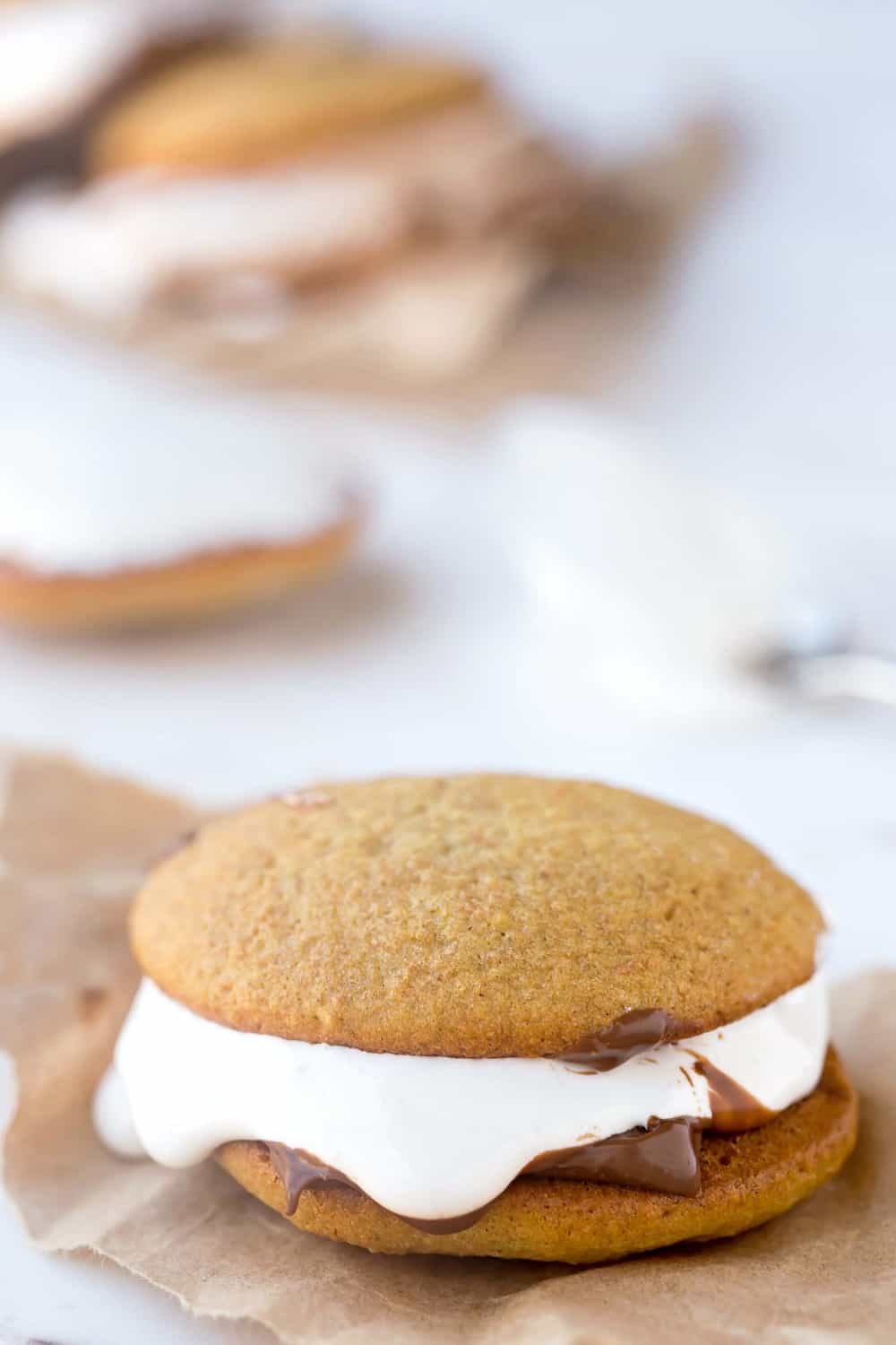 s’mores whoopie pies