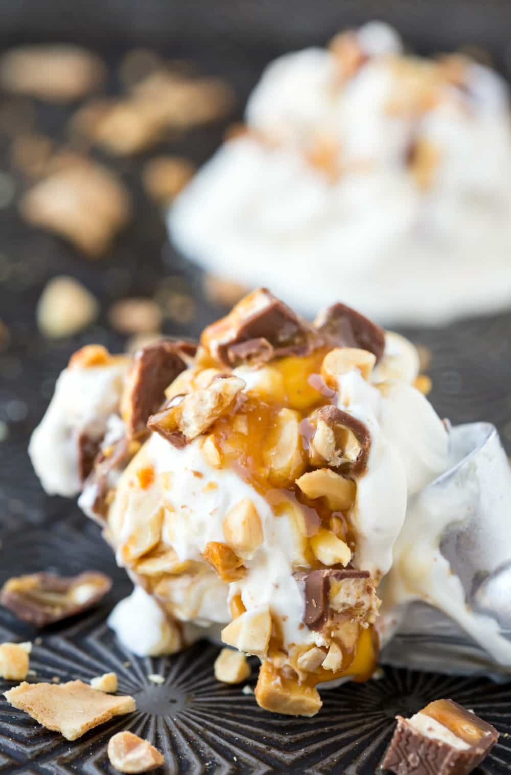 snickers no-churn ice cream recipe