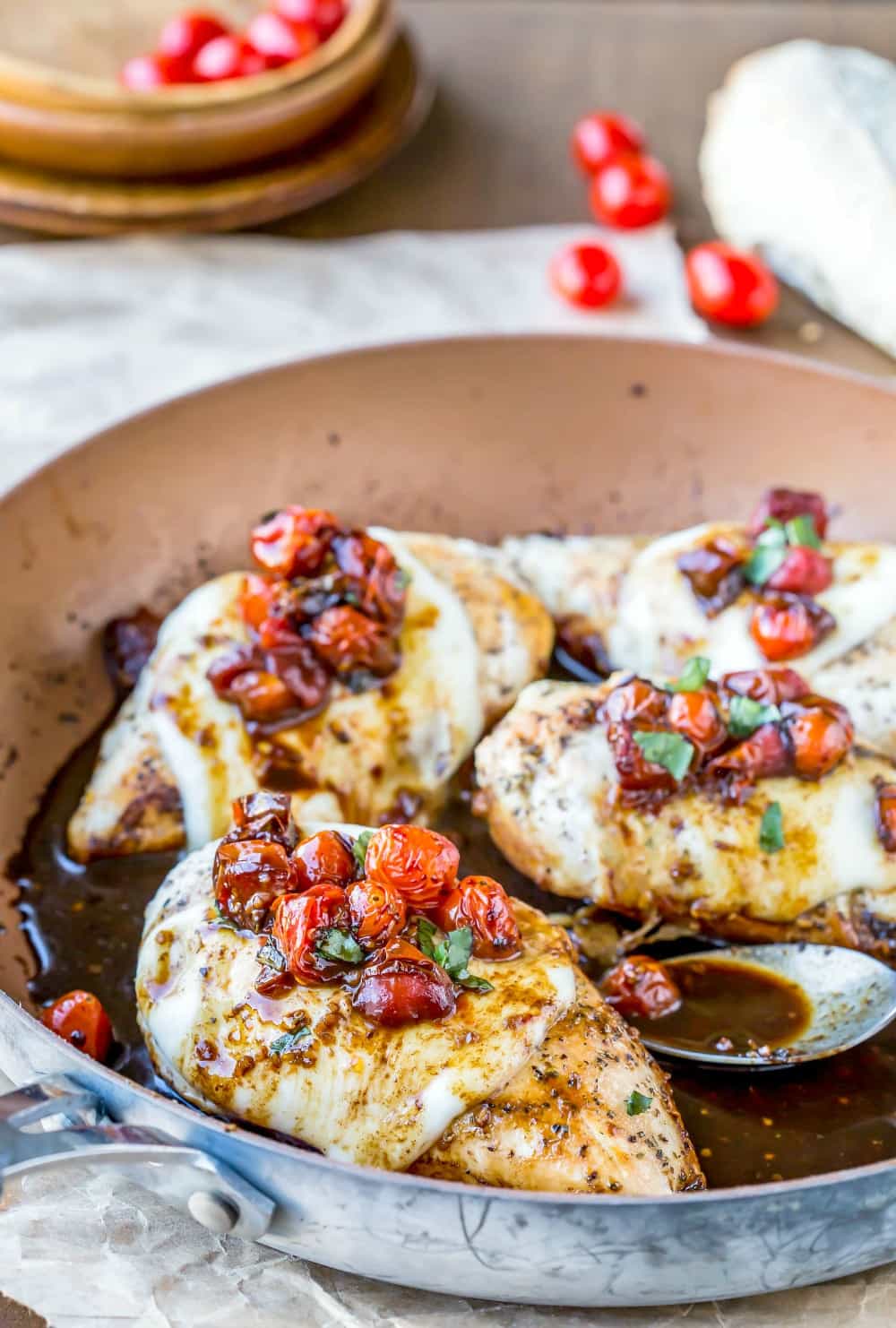 Caprese Chicken Recipe - I Heart Eating
