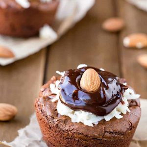 Almond Joy Brownie Bites