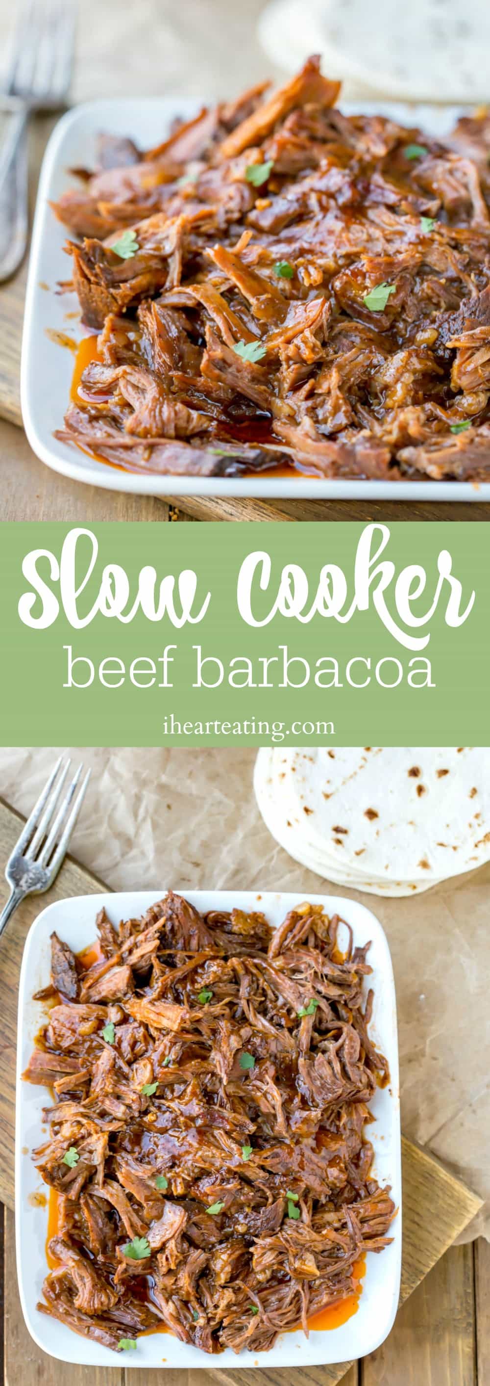 Slow Cooker Beef Barbacoa I Heart Eating