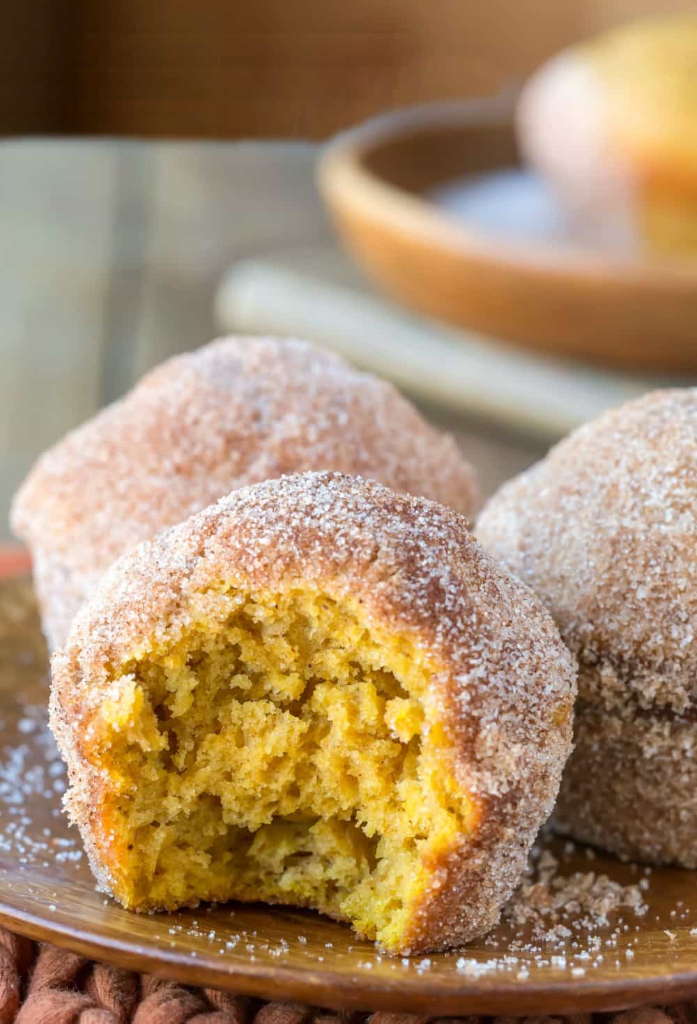 Pumpkin Donut Muffins I Heart Eating