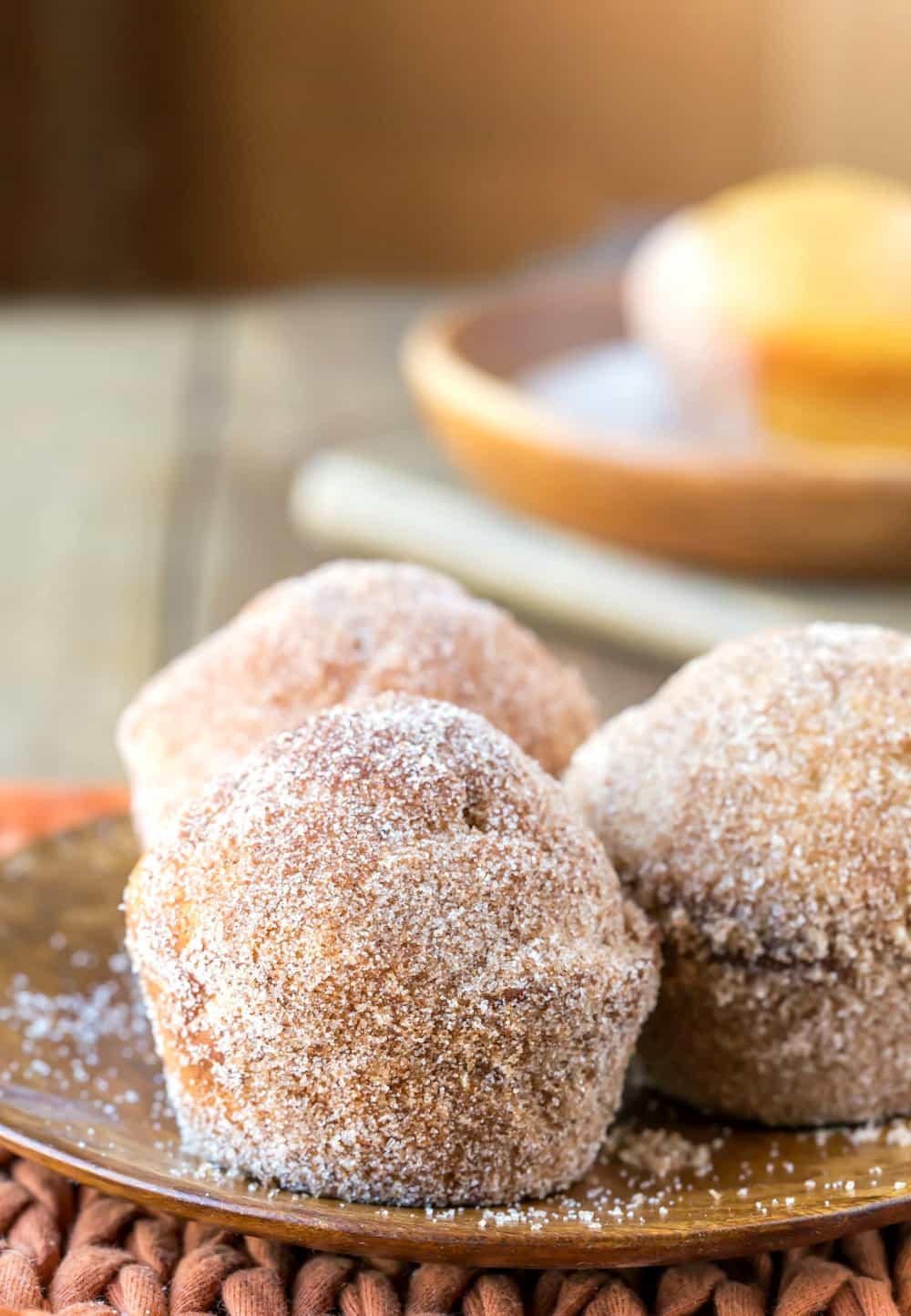 Pumpkin Donut Muffins I Heart Eating