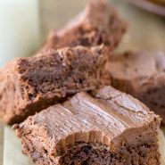 Frosted Fudge Brownies