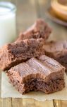 Frosted Fudge Brownies