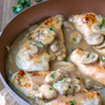 Skillet Chicken Marsala Recipe