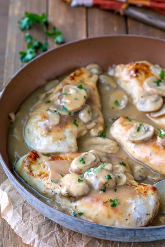 Skillet Chicken Marsala Recipe