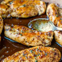Maple Mustard Glazed Chicken