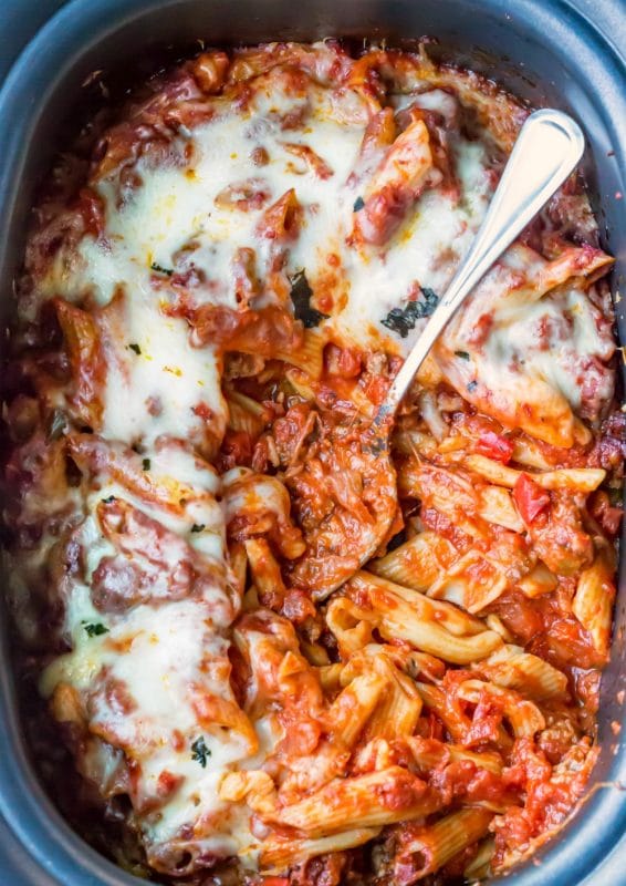 Slow Cooker Baked Ziti Recipe