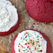 Red Velvet Cupcake Cookies