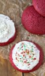 Red Velvet Cupcake Cookies