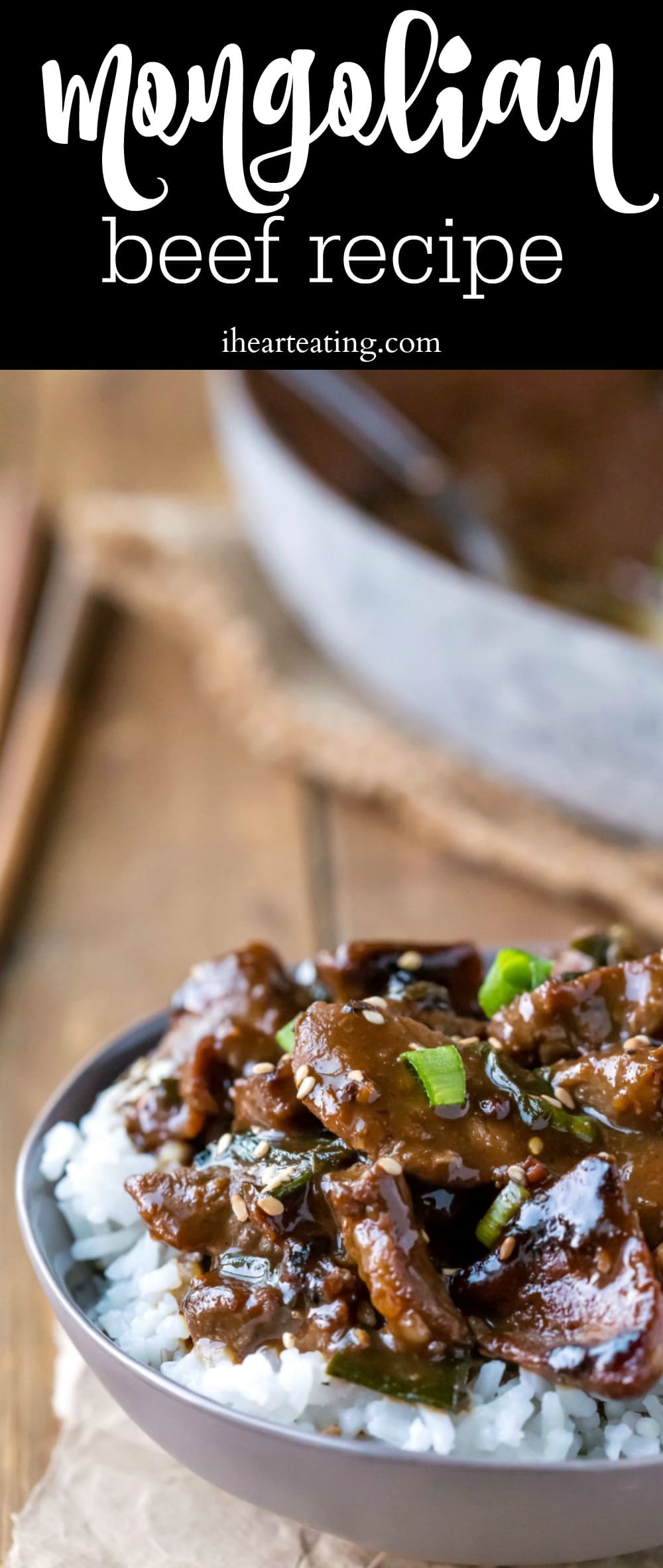 Mongolian Beef Recipe is a quick and easy weeknight dinner that's ready in less time than it takes to grab takeout.