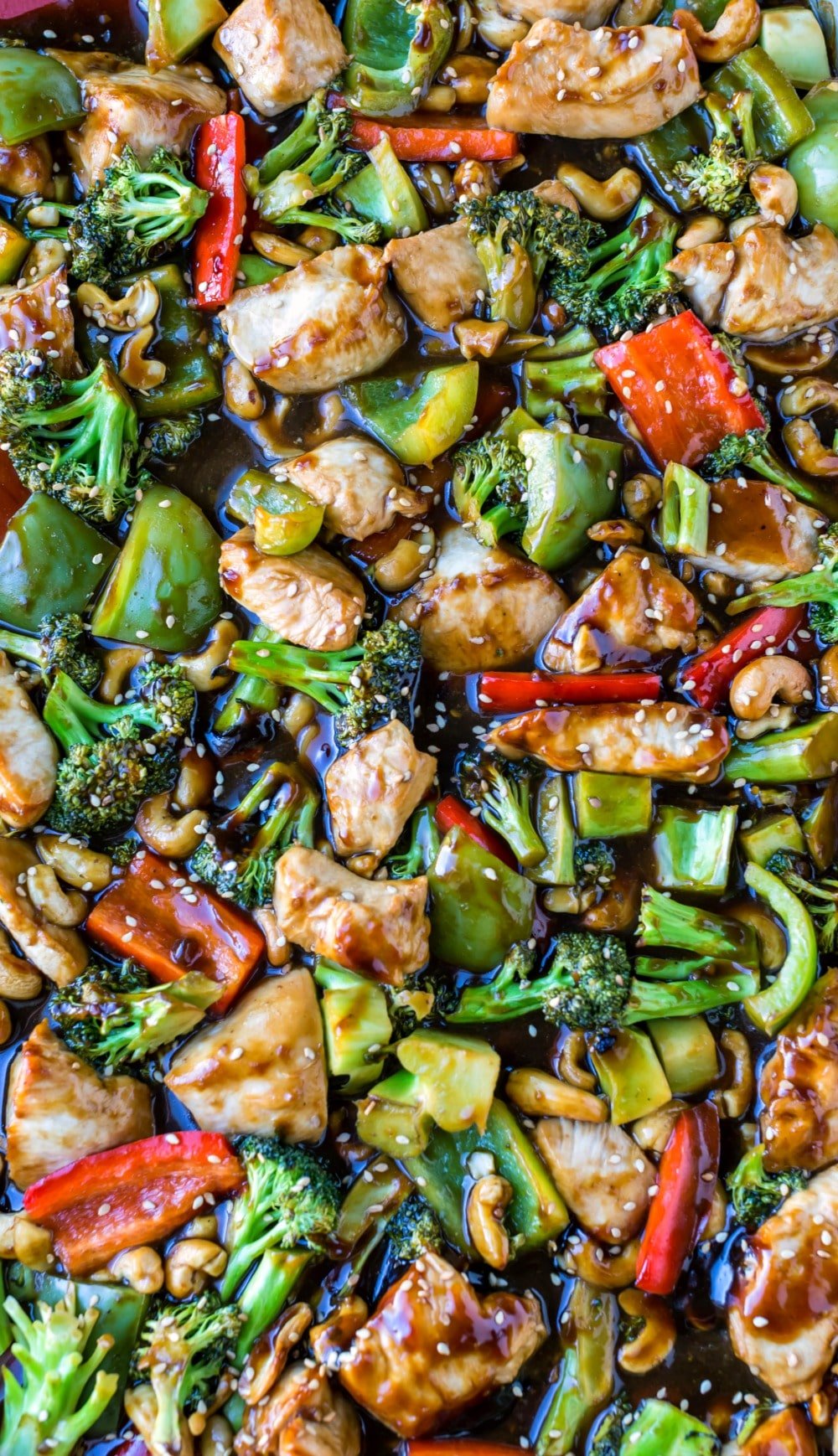 Sheet Pan Cashew Chicken