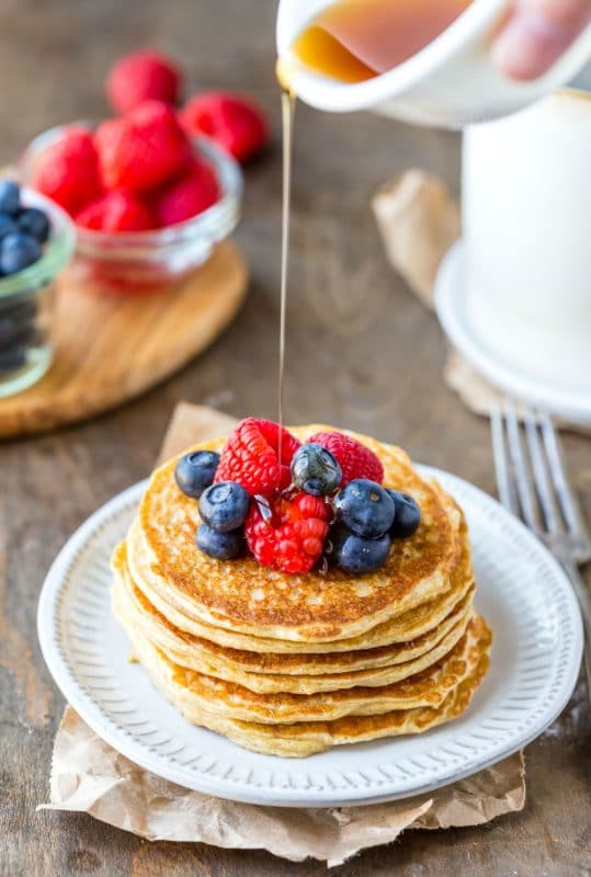 Cottage Cheese Pancakes - I Heart Eating