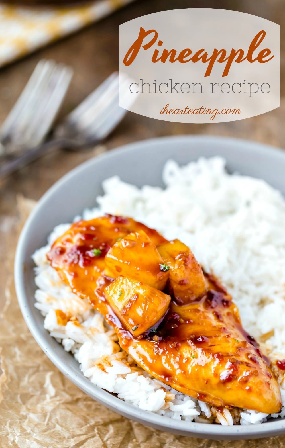 Pineapple chicken is an one-skillet easy chicken dinner recipe that tastes like sweet and tangy homemade teriyaki chicken.
#chicken #dinner #recipe #easy #oneskillet #teriyaki #glutenfee
