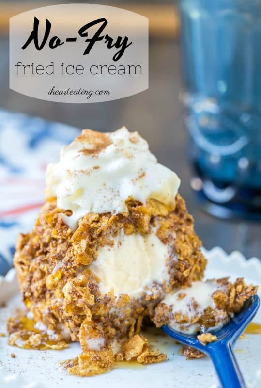 NoFry Fried Ice Cream I Heart Eating