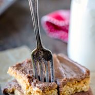 Stacked peanut butter bars