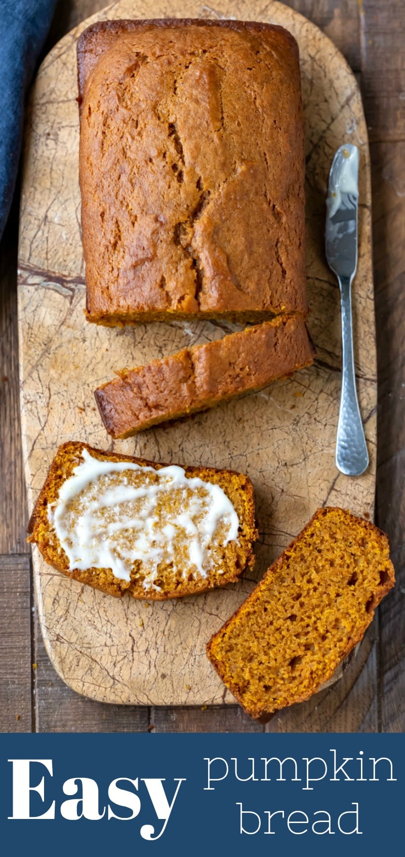 Easy pumpkin bread recipe that makes two loaves of moist homemade pumpkin spice bread.
#homemade #easy #pumpkinspice #bread #pumpkin #recipe