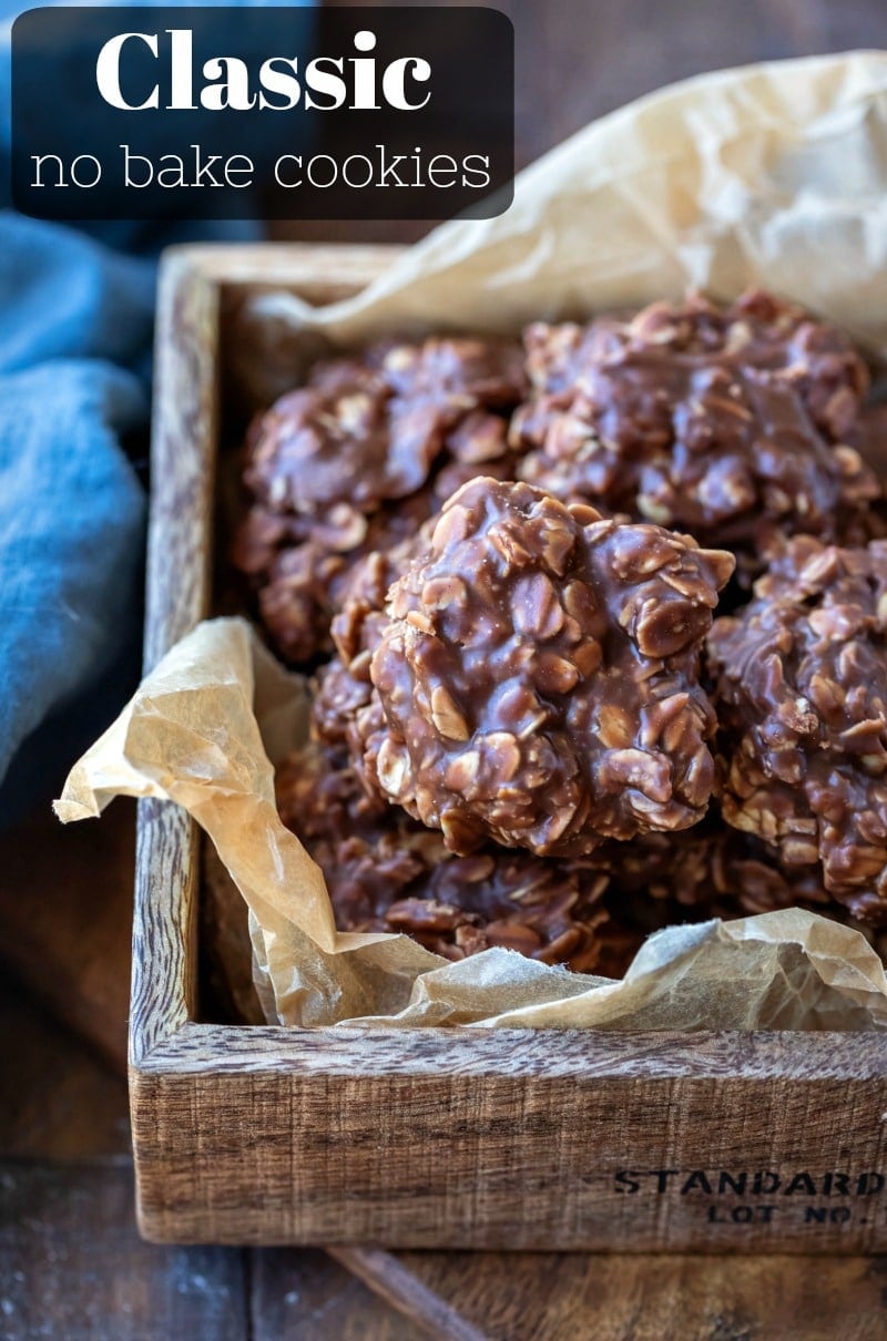 Classic No Bake Cookie Recipe
#nobake #cookie #recipe #oatmeal #peanut butter #chocolate