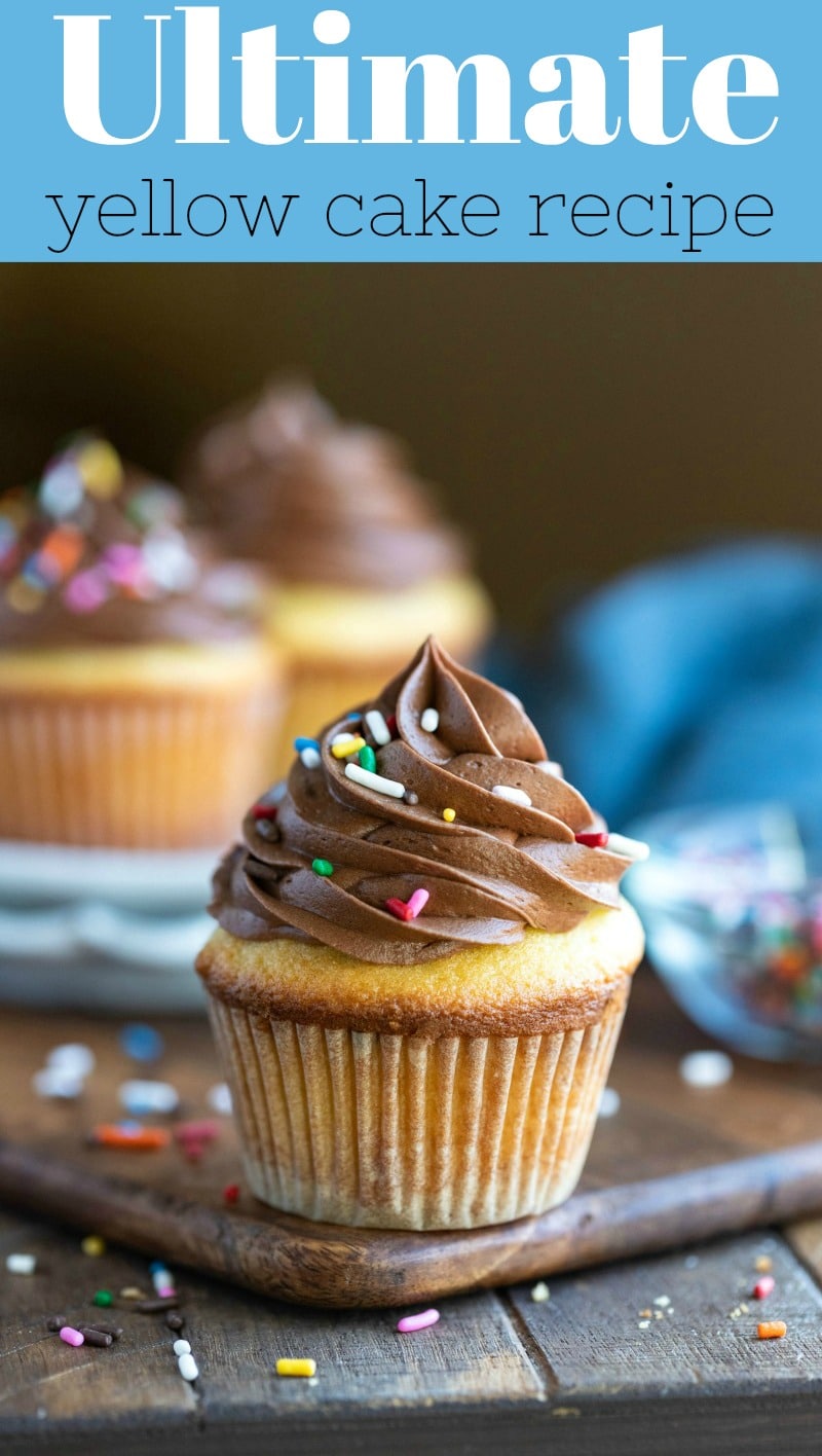 Easy recipe that makes the ultimate homemade yellow cake!
