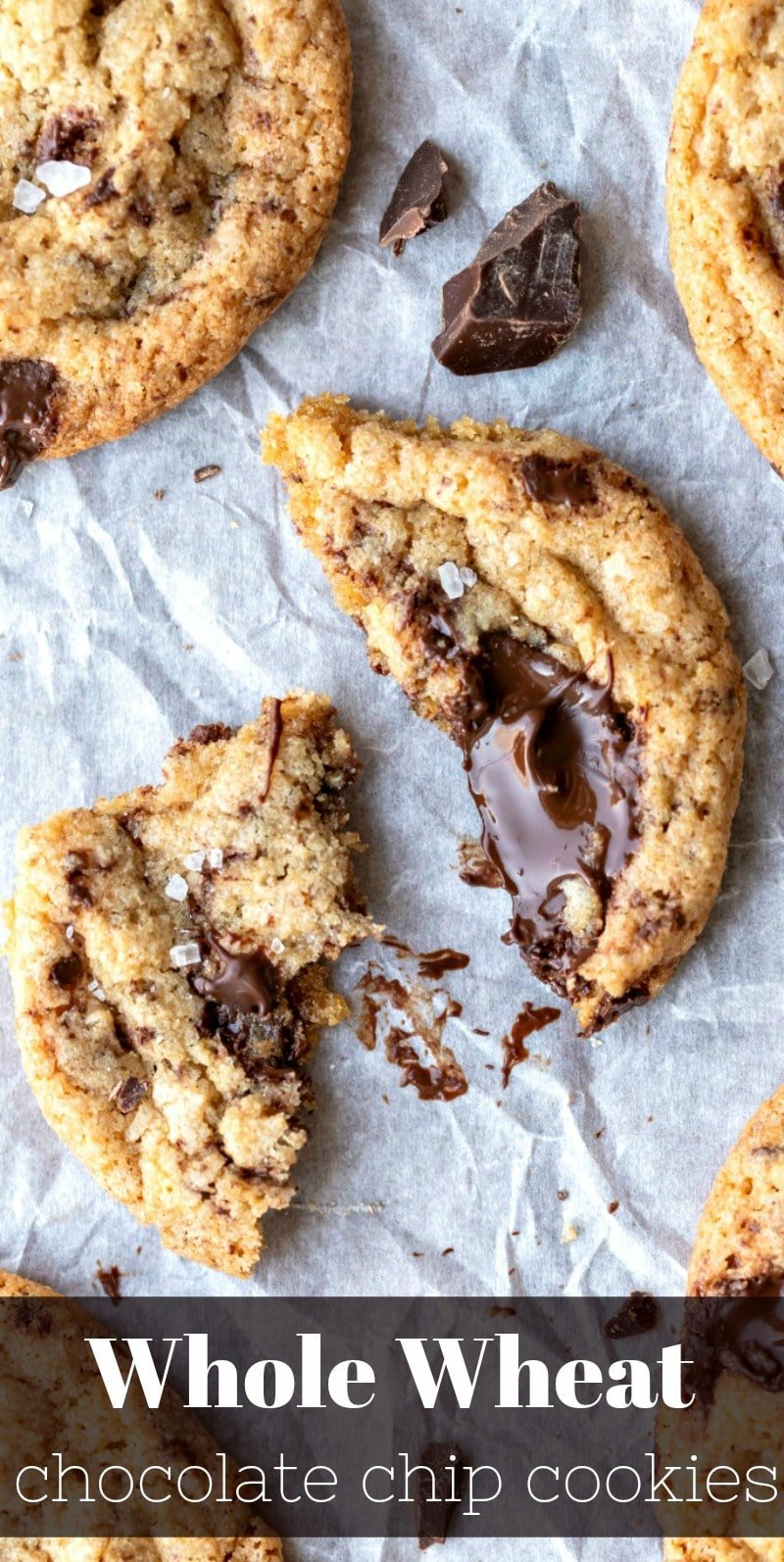 Whole Wheat Chocolate Chip Cookies
#healthy #cookie #recipe #chocolatechip #wholewheat