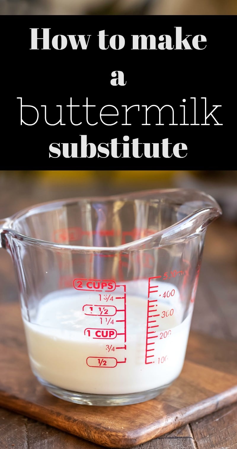 buttermilk substitute