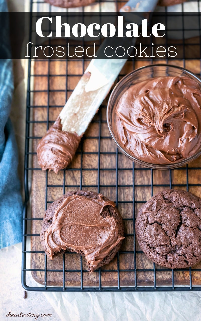 chocolate frosted cookies