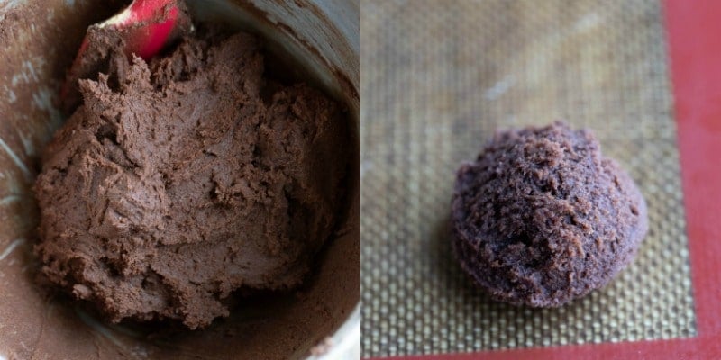 Chocolate cookie dough