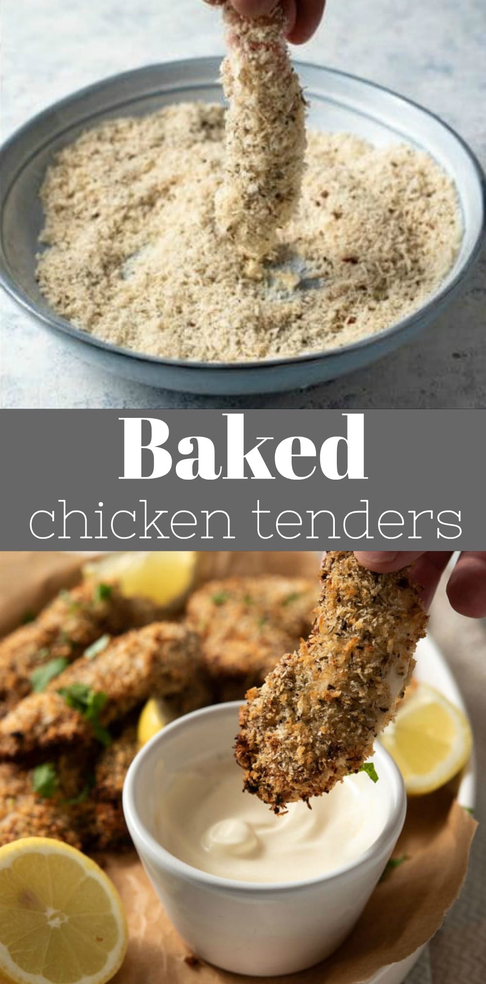 Baked Chicken Tenders - I Heart Eating