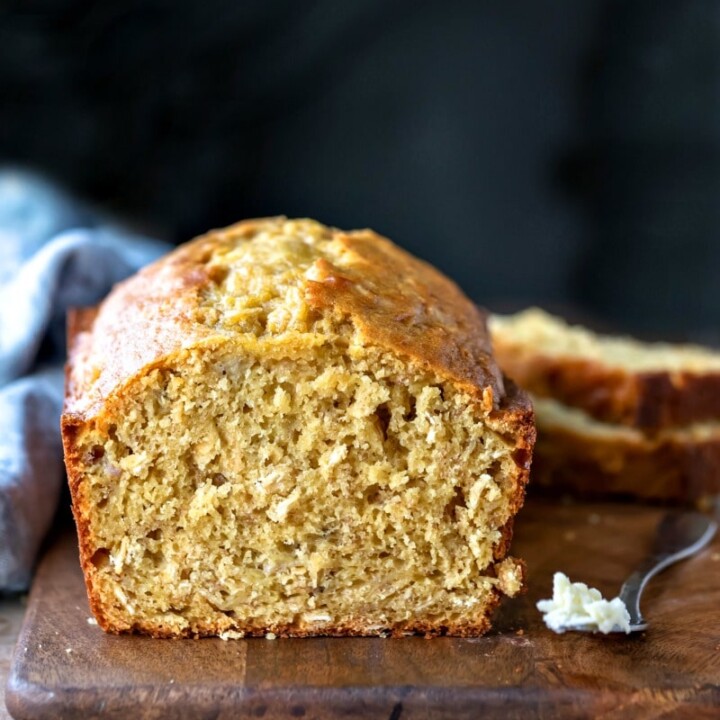 Banana Oatmeal Bread - I Heart Eating