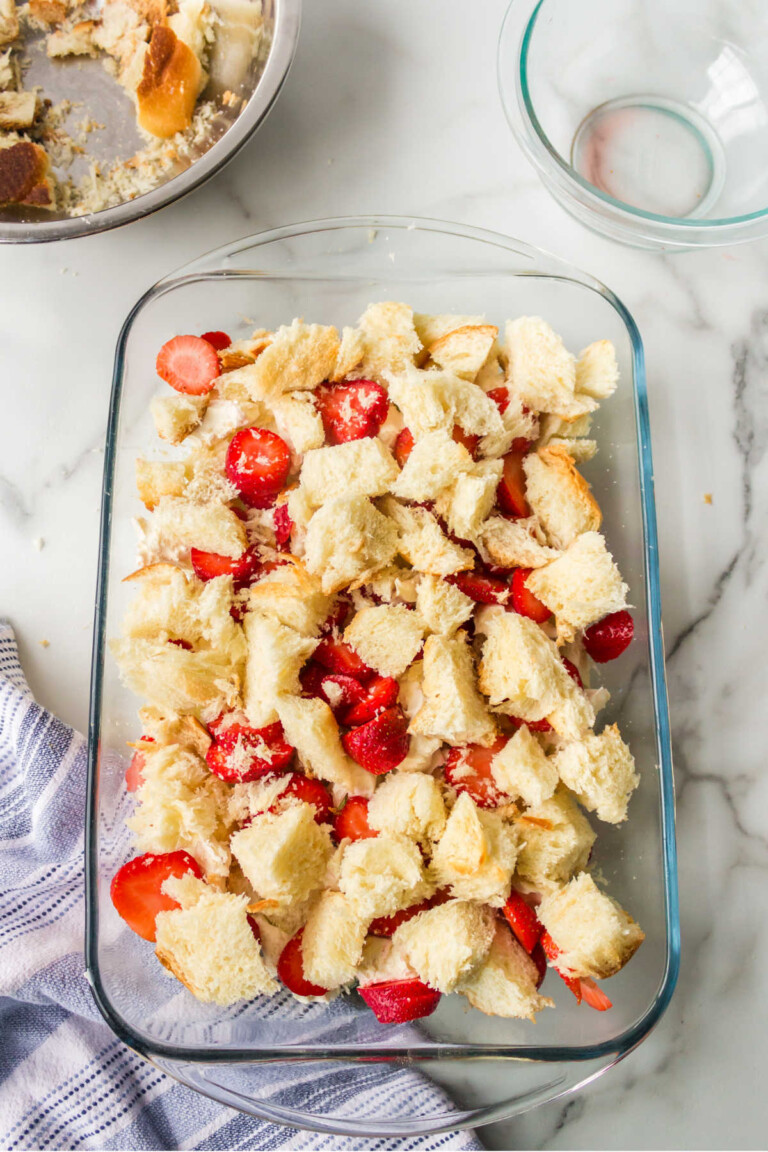 Overnight Strawberry Cream CheeseStuffed French Toast Casserole I