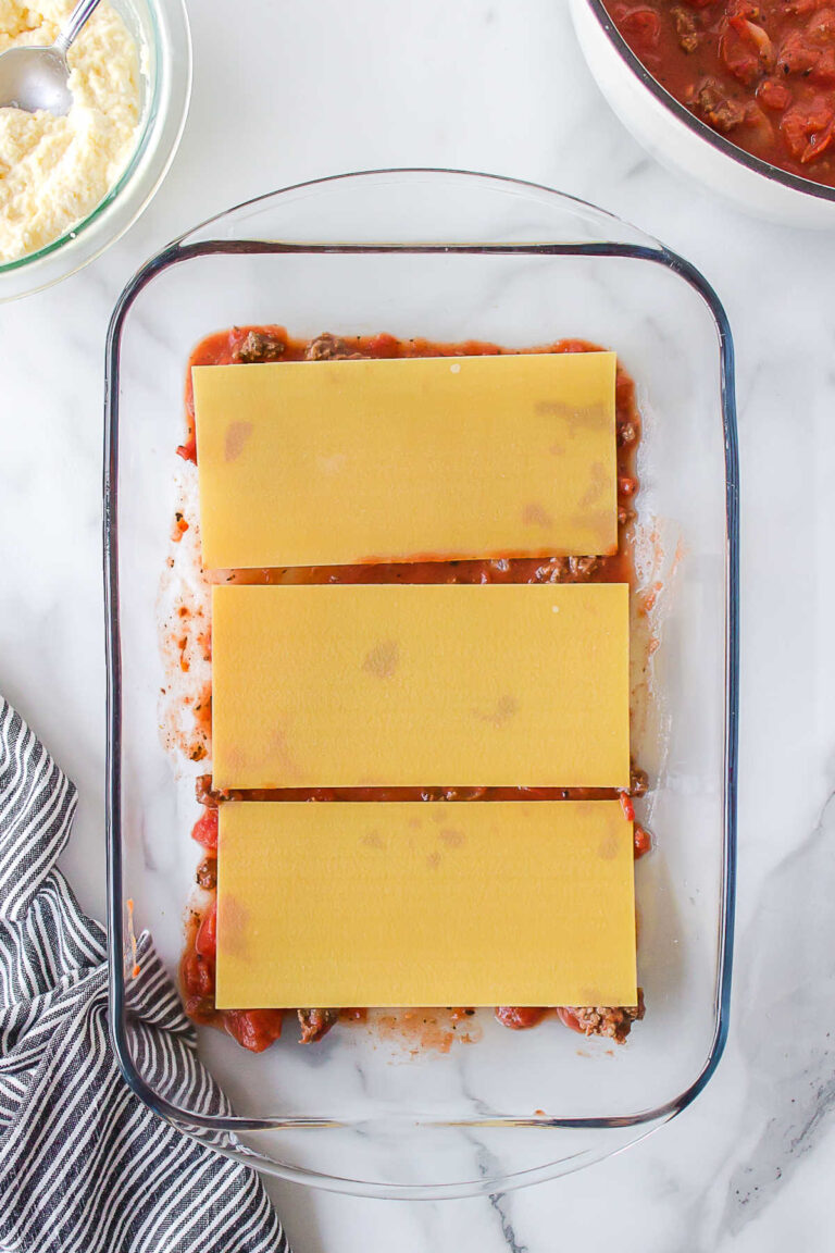 Freezer Lasagna Recipe - I Heart Eating