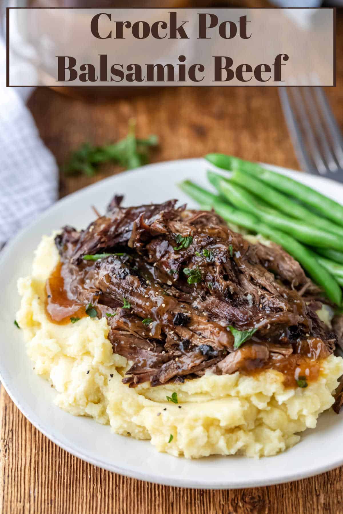 Crock Pot Balsamic Beef Recipe I Heart Eating