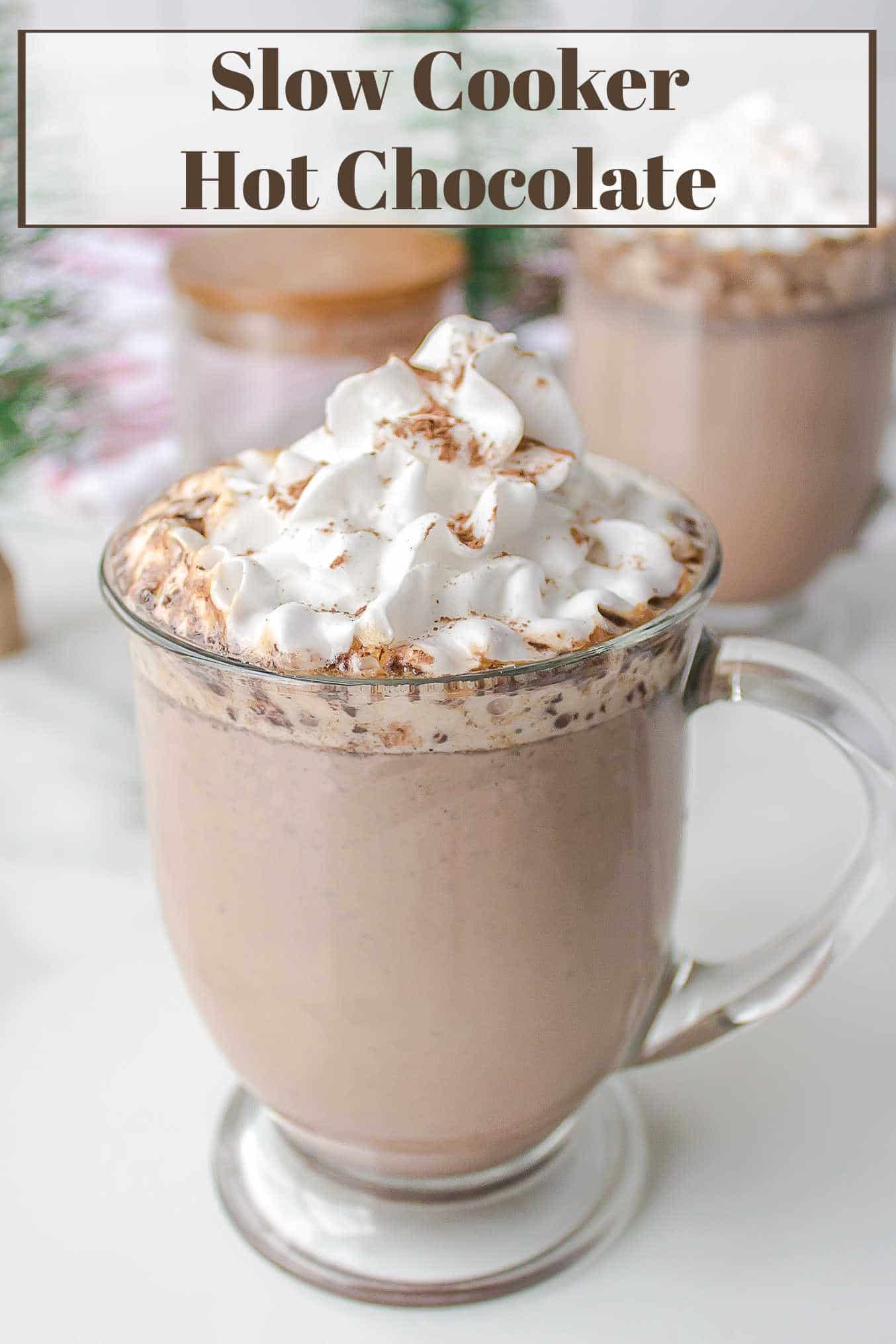 Slow Cooker Hot Chocolate I Heart Eating