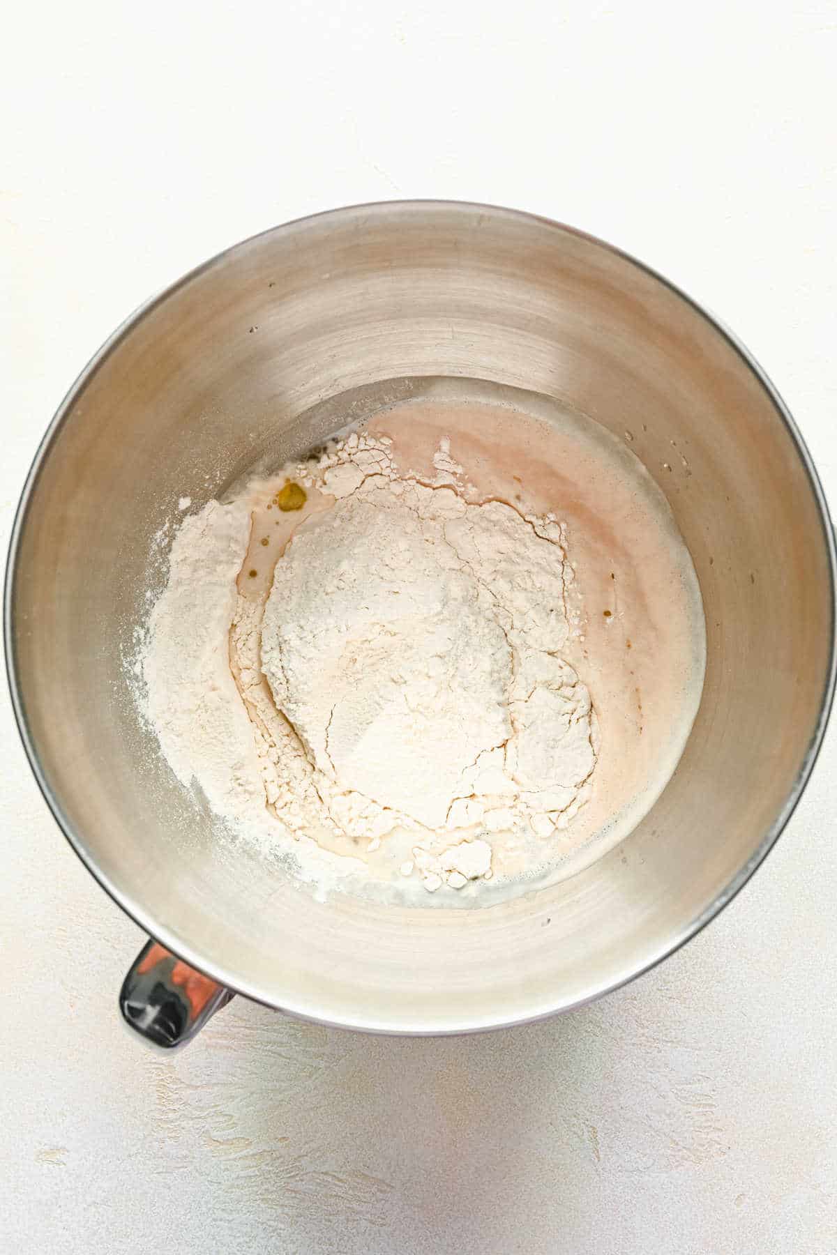 5 Minute Homemade Pizza Dough (Easy and No Yeast) - Dished by Kate