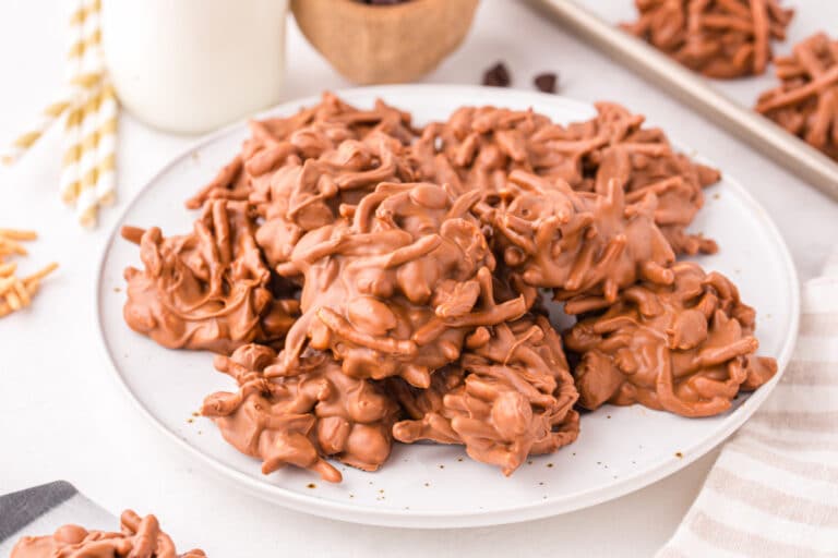 No Bake Chow Mein Noodle Cookies - I Heart Eating