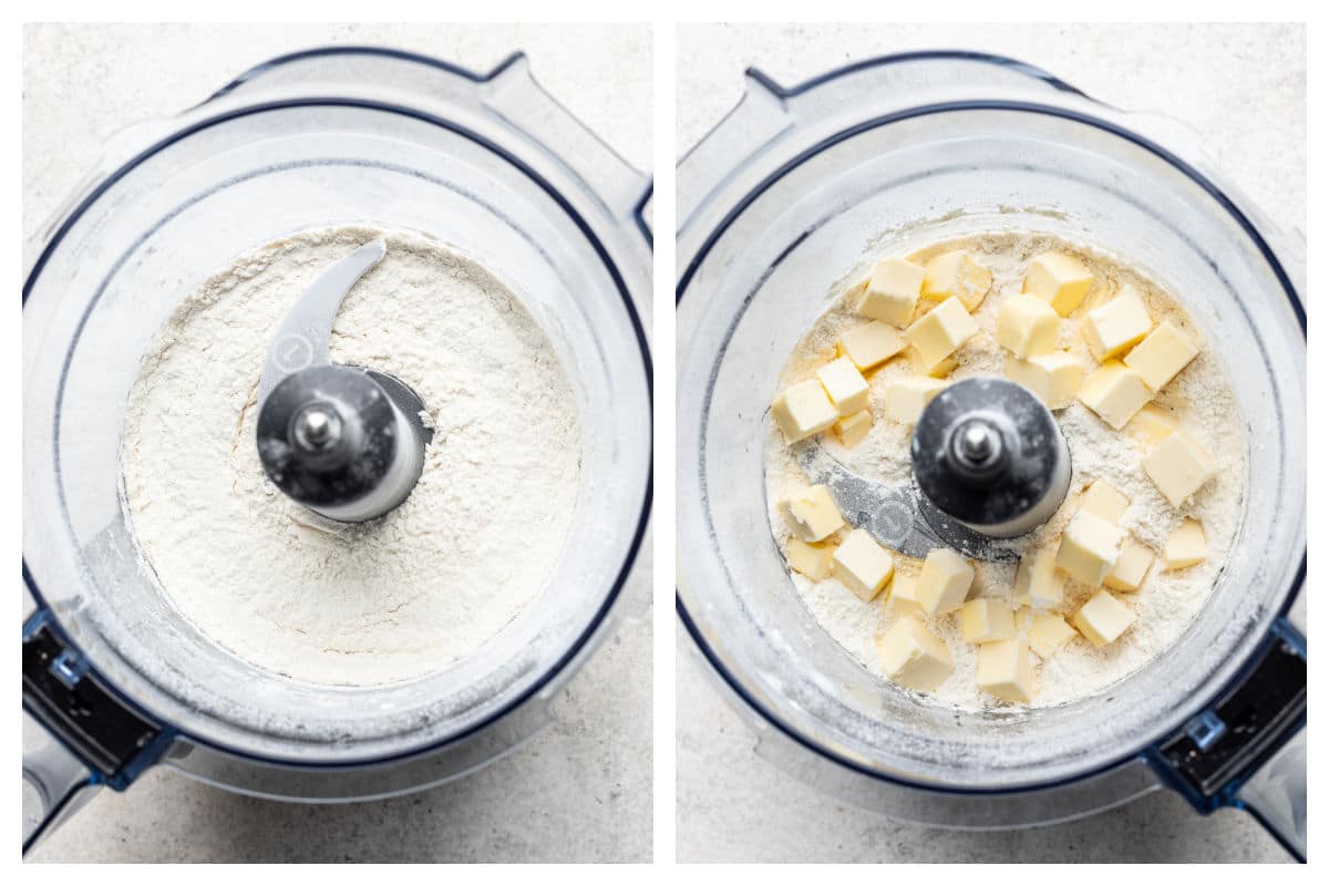 Galit tomatoes - I eat the heart The flour in a food processor next to the butter over the flour in the food therapist.