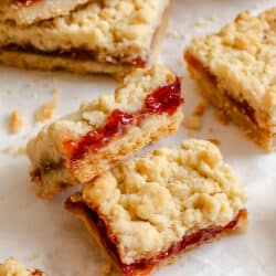 A jam bar on its side leaning against another jam bar.